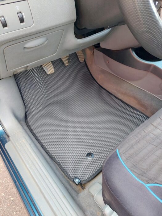 EVA (Эва) коврик для Toyota RAV4 5 поколение (XA50) 2018-2024 внедорожник 5 дверей ЛЕВЫЙ РУЛЬ, НАПОЛЬНАЯ Педаль, МЕХАНИКА